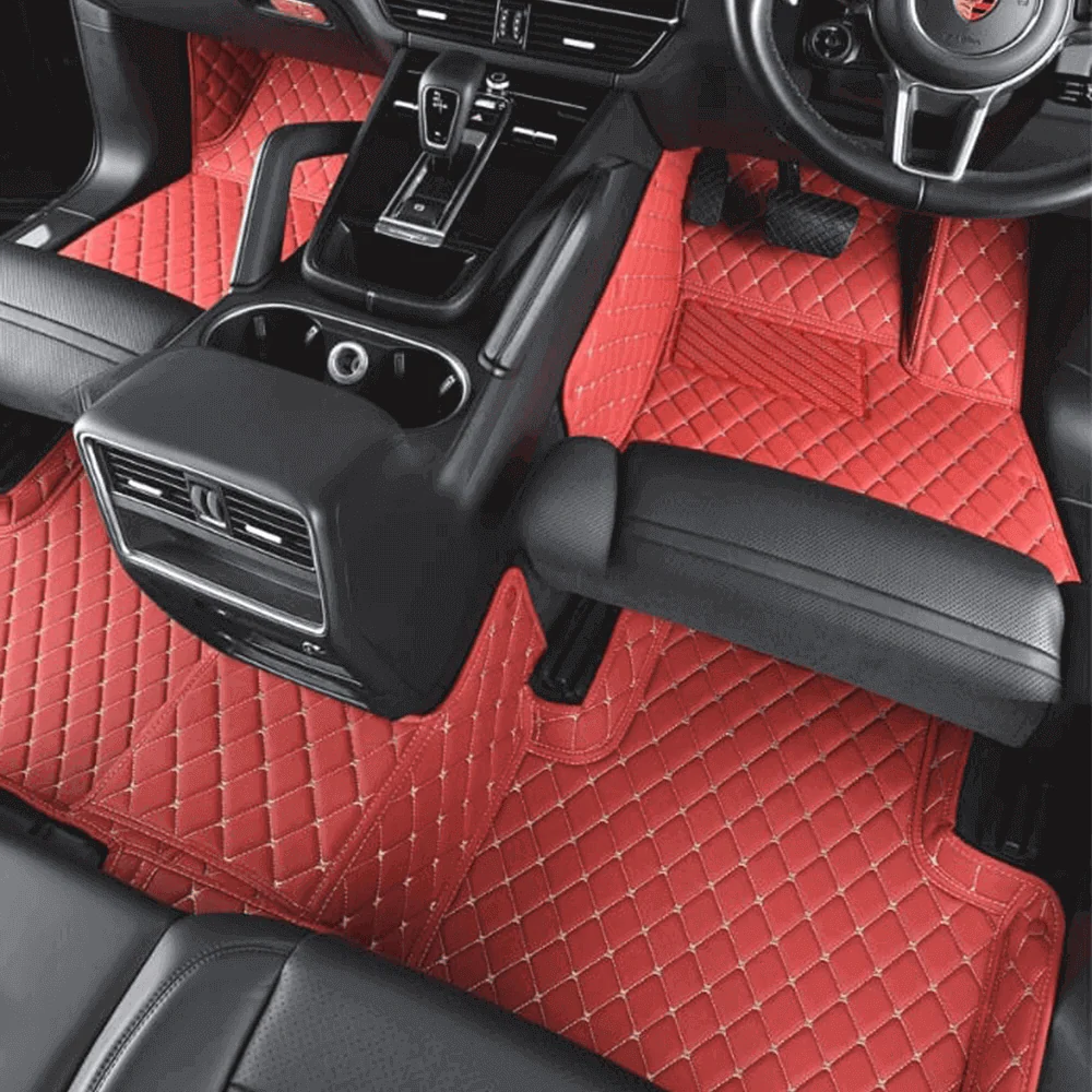 MIVRO Classic – Tapetes Automotivos em Couro Costurado Sob Medida
