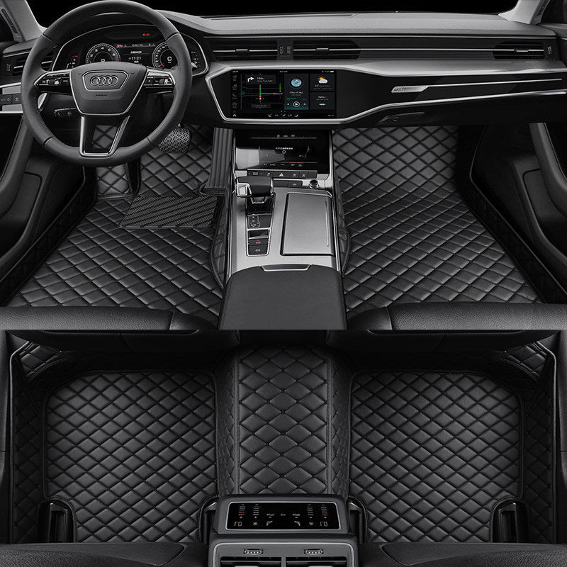 MIVRO Classic – Tapetes Automotivos em Couro Costurado Sob Medida