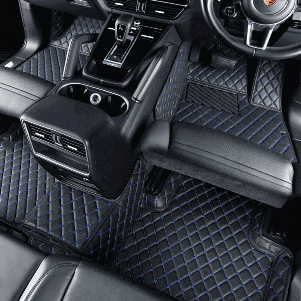 MIVRO Classic – Tapetes Automotivos em Couro Costurado Sob Medida